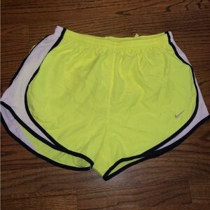 Like New Neon Yellow Nike Tempo shorts